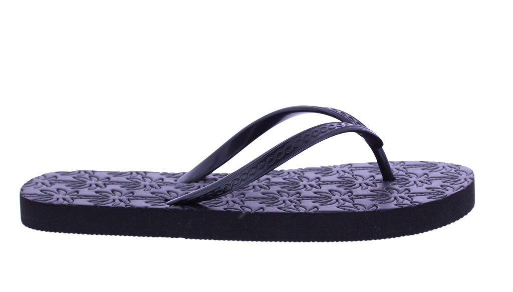 Women Palm Tree Embossed Flip Flop