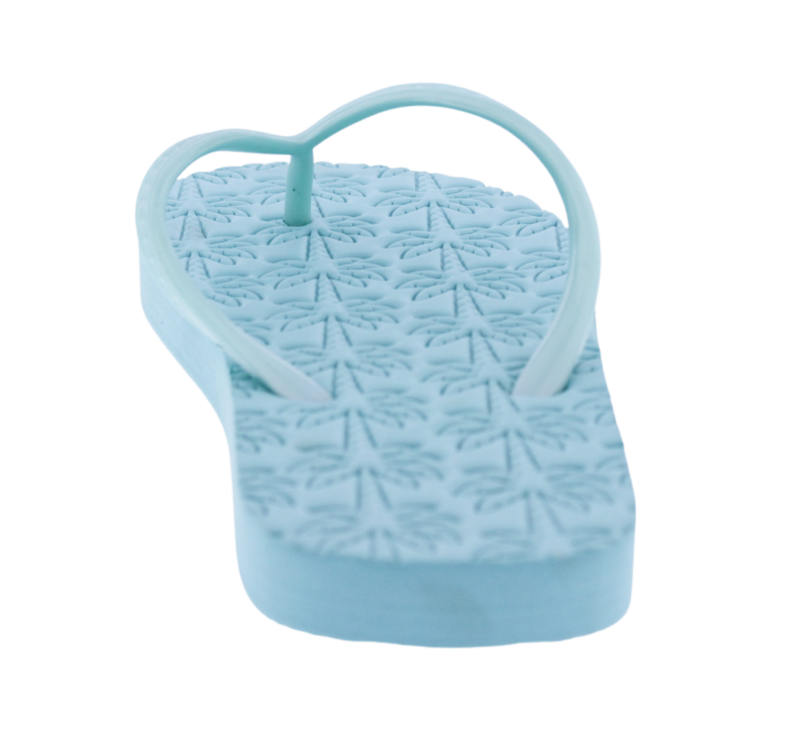 Women Palm Tree Embossed Flip Flop
