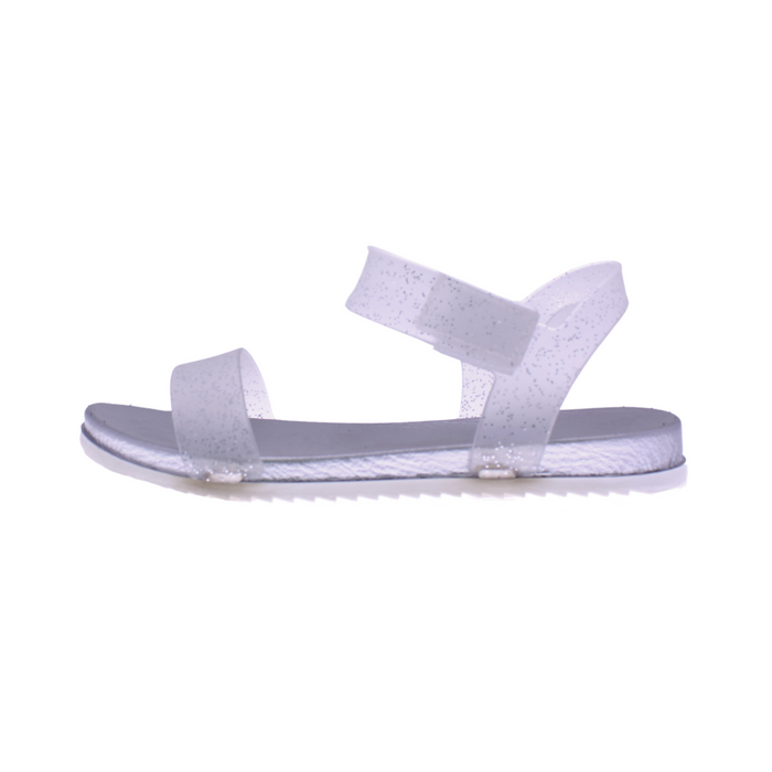 Women Translucent Glitter Sandal