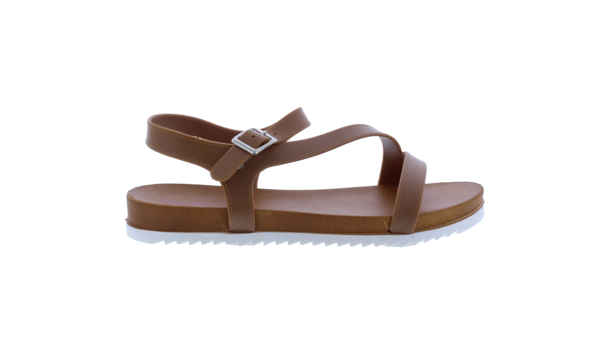 Women Sandal with Buckle Closure