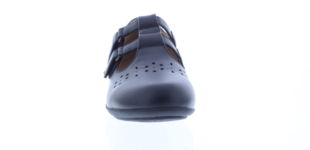 Women School Shoe with Double Velcro Closure