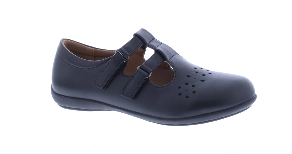 Women School Shoe with Double Velcro Closure