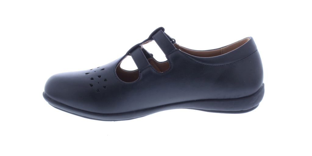 Women School Shoe with Double Velcro Closure