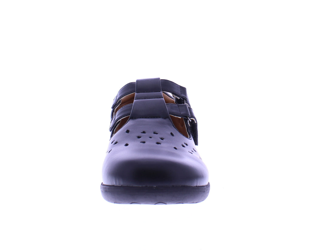 Women Double Velcro School Shoe