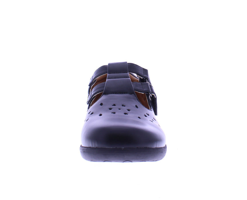 Women Double Velcro School Shoe