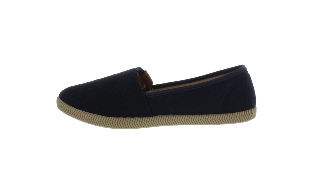 Women Quilted Fabric Slip On Sneaker