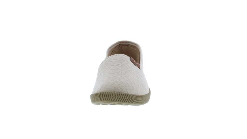 Women Quilted Fabric Slip On Sneaker