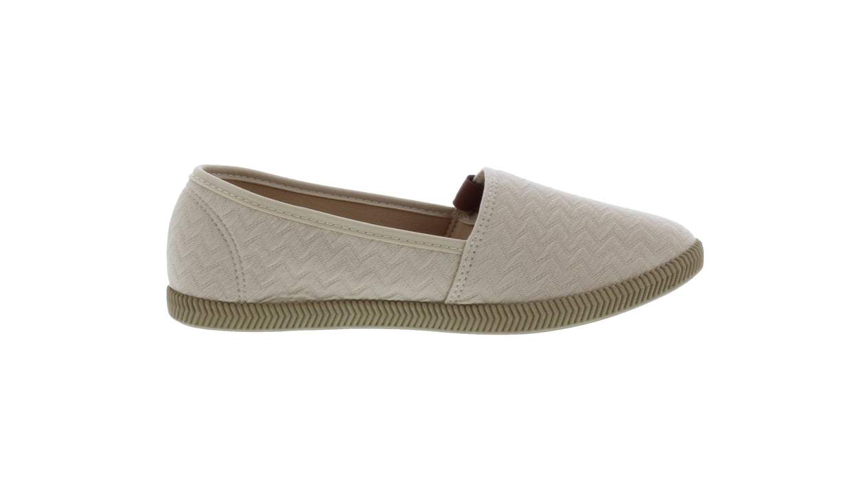 Women Quilted Fabric Slip On Sneaker