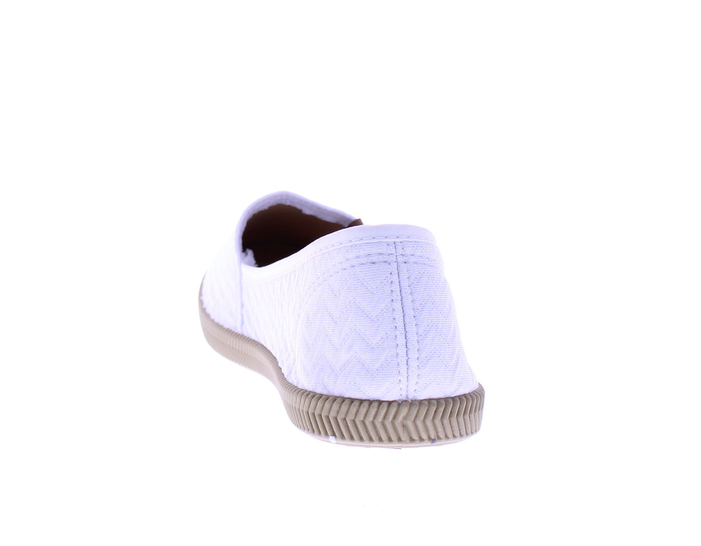 Women Quilted Fabric Slip On Sneaker