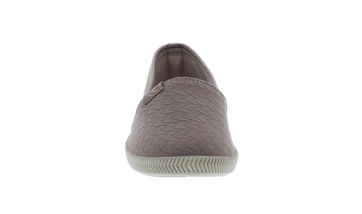 Women Quilted Fabric Slip On Sneaker