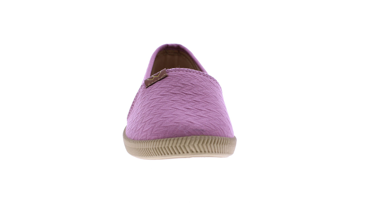 Women Quilted Fabric Slip On Sneaker