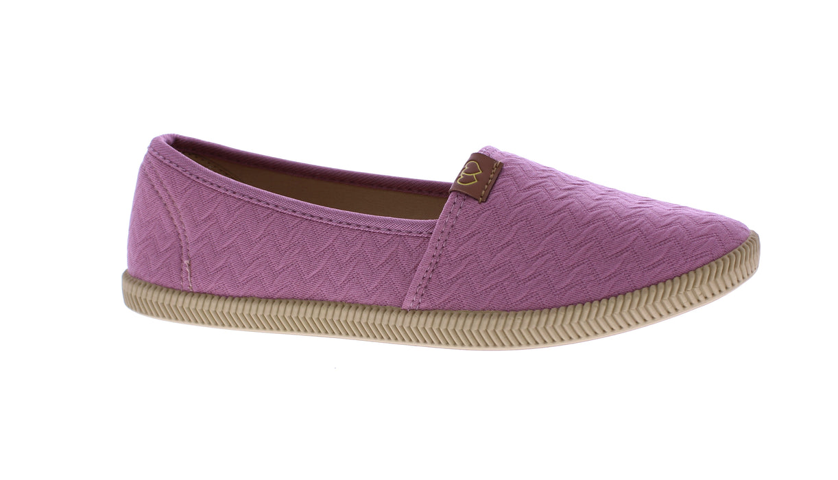 Women Quilted Fabric Slip On Sneaker