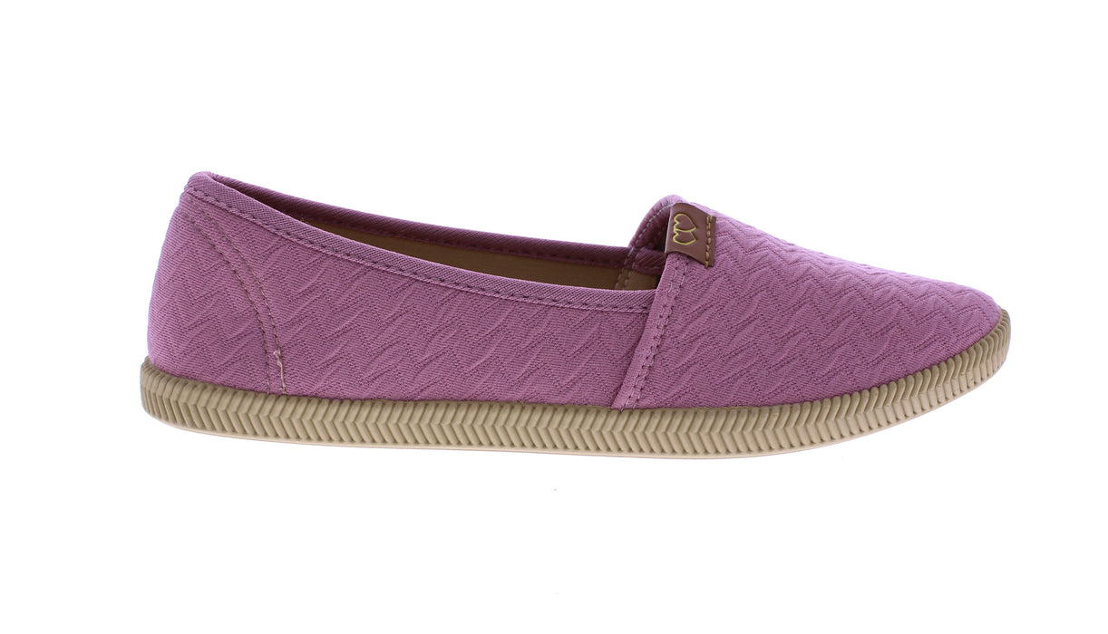 Women Quilted Fabric Slip On Sneaker