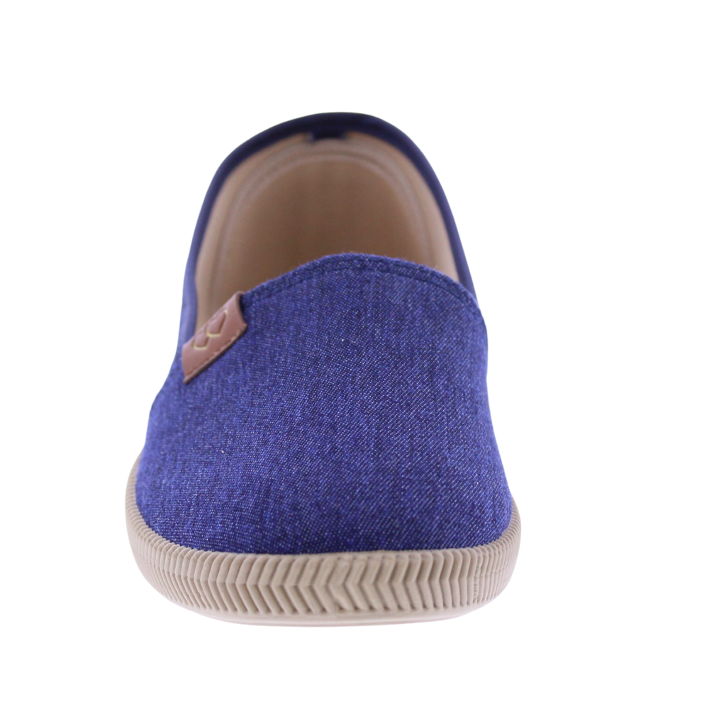 Women Quilted Fabric Slip On Sneaker