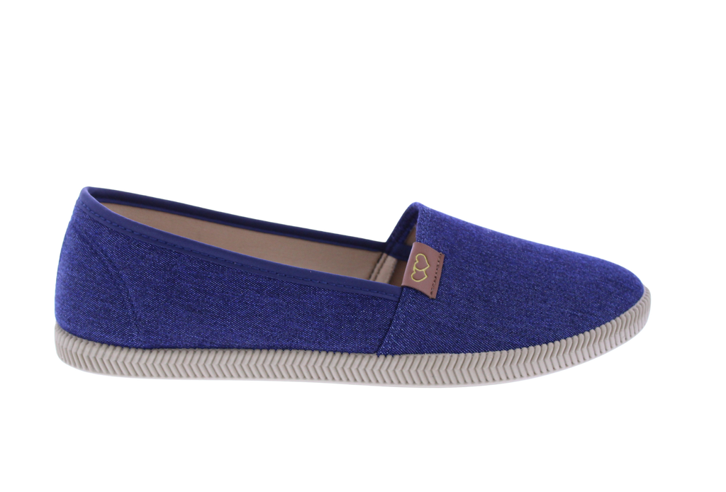 Women Quilted Fabric Slip On Sneaker