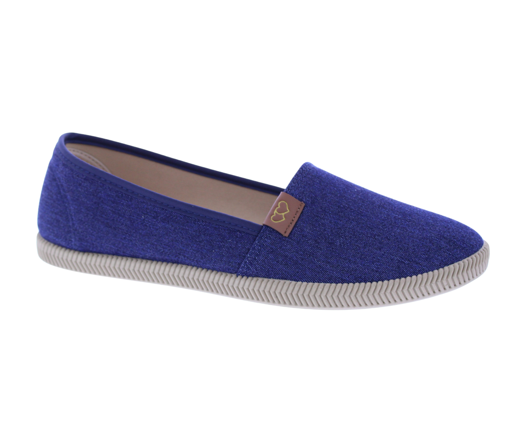 Women Quilted Fabric Slip On Sneaker