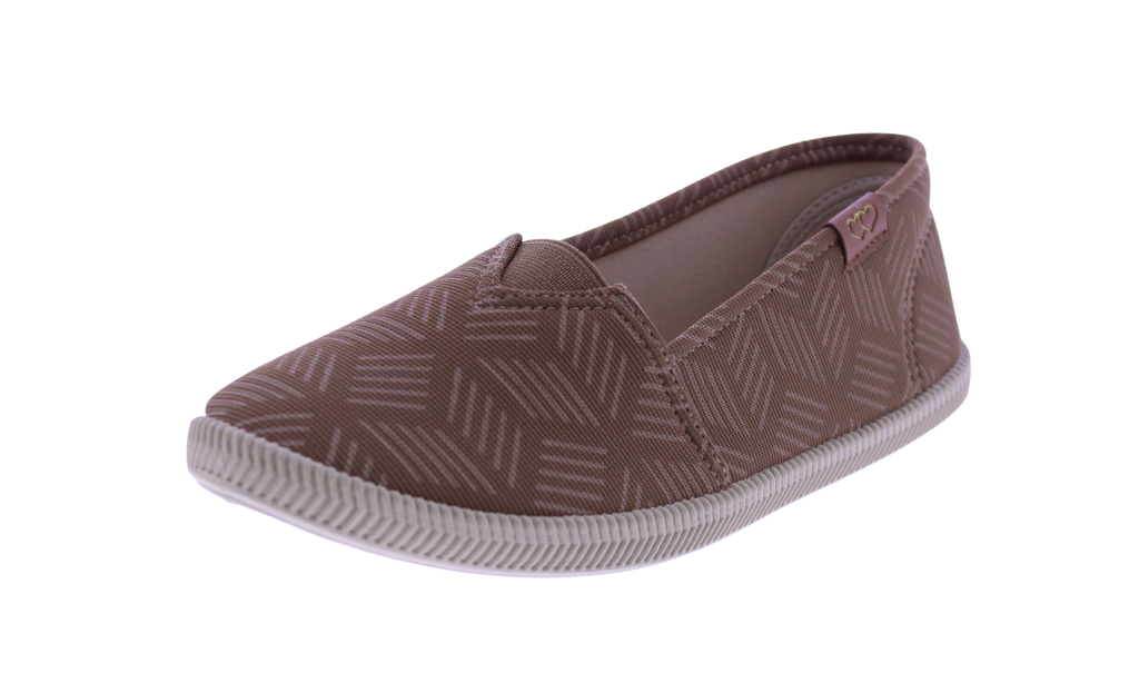 Women Linear Print Slip On Sneaker