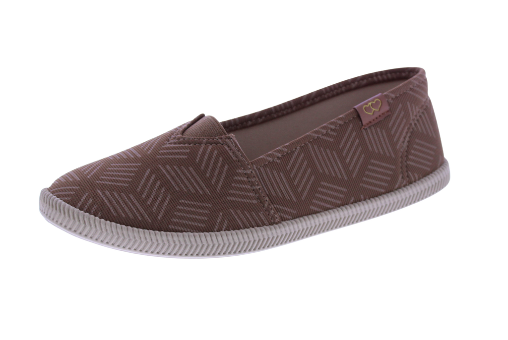 Women Linear Print Slip On Sneaker