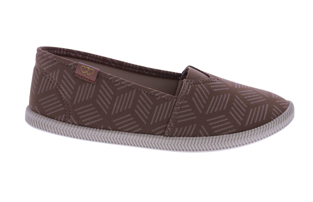 Women Linear Print Slip On Sneaker