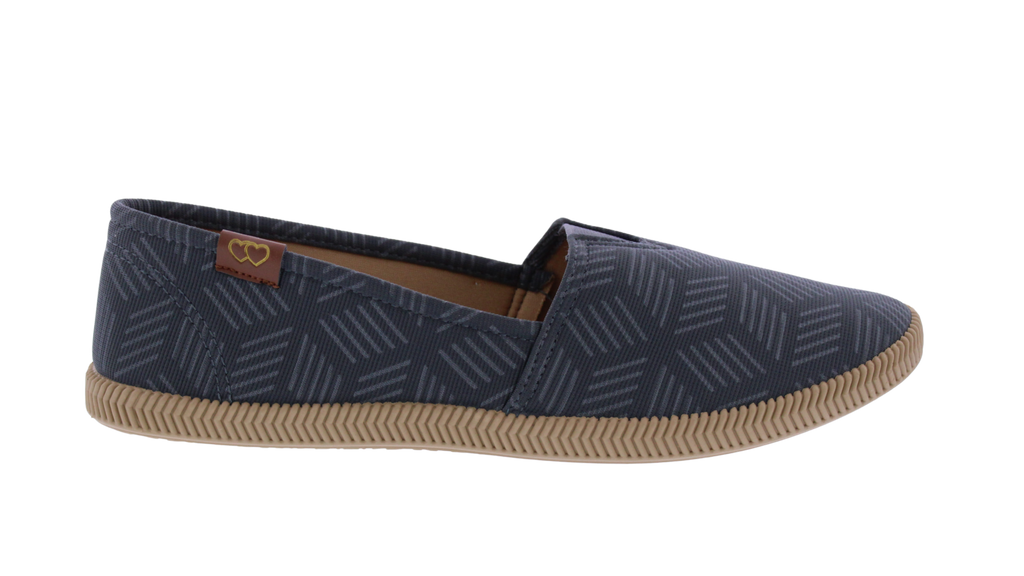 Women's Linear Print Slip Ons