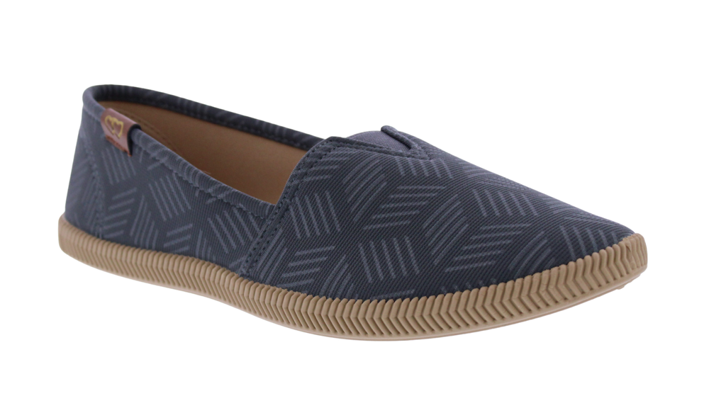 Women's Linear Print Slip Ons
