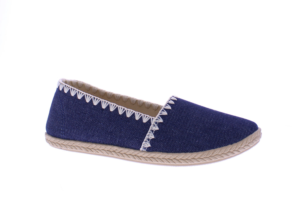 Women Stitched Canvas Slip On Sneaker