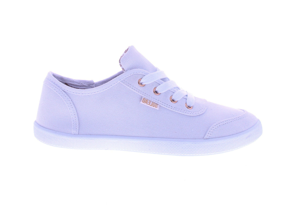 Women Fabric Lace Up Sneaker