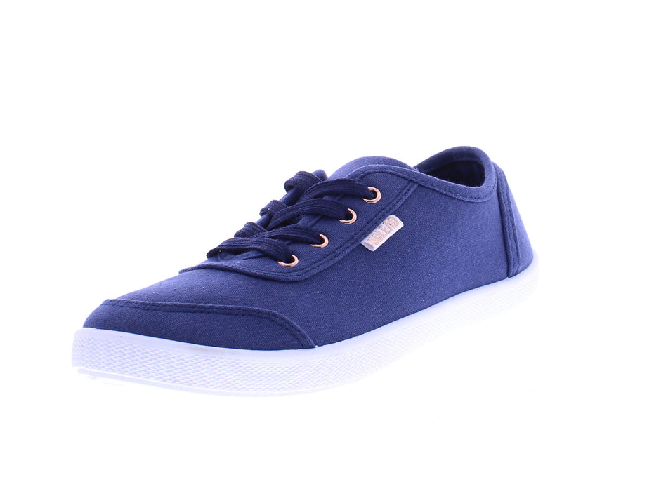 Women Fabric Lace Up Sneaker