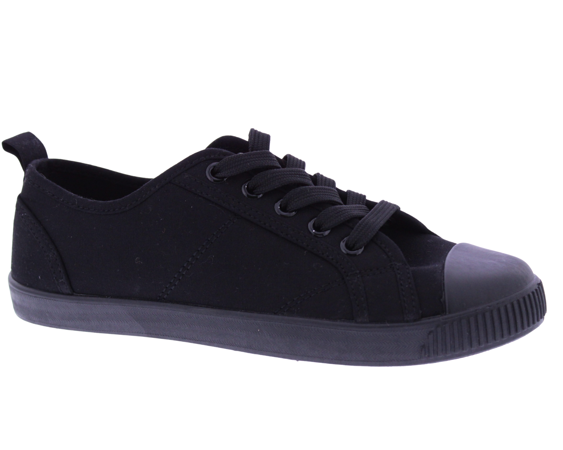 Women Fabric Lace Up Sneaker with Toe Cap