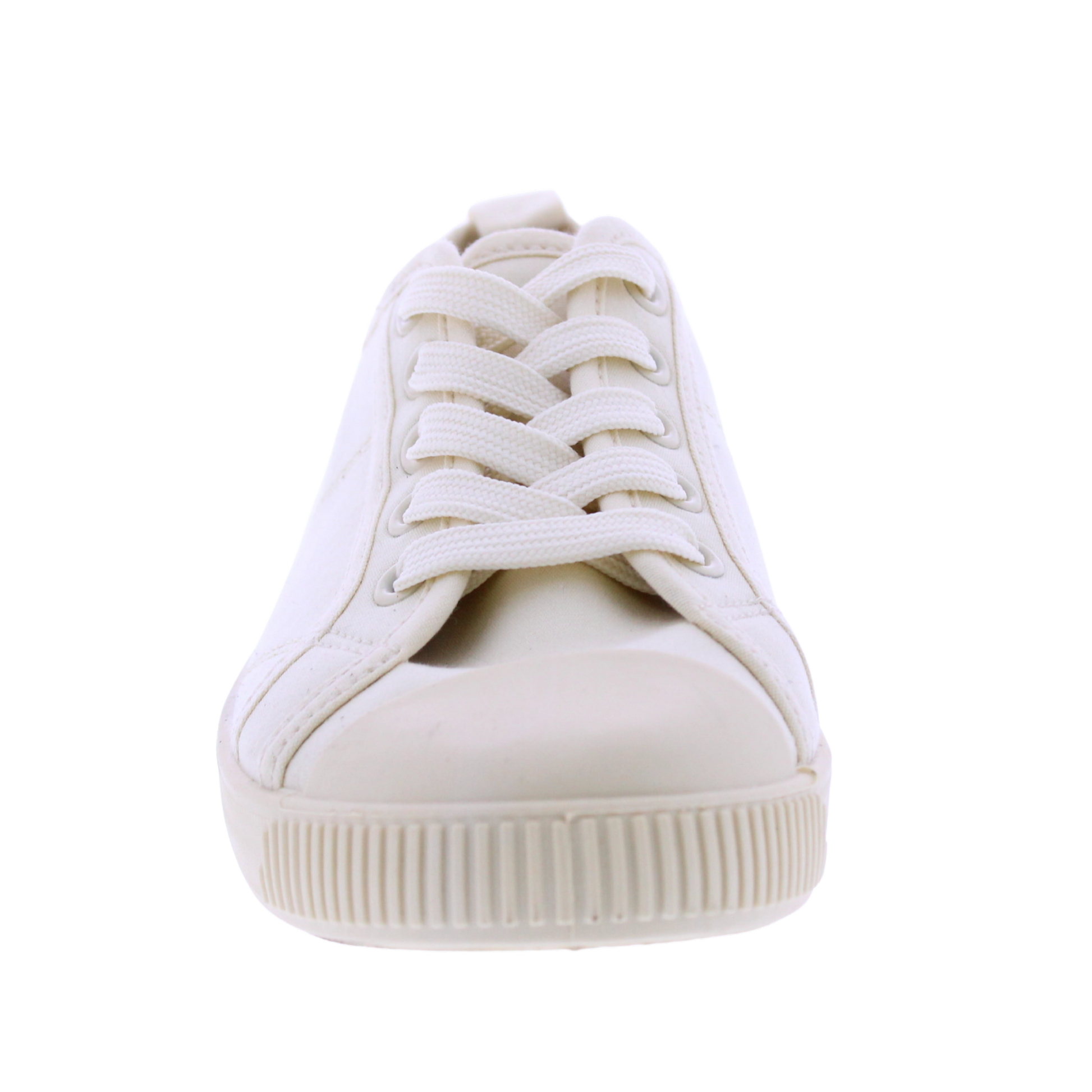 Women Fabric Lace Up Sneaker with Toe Cap