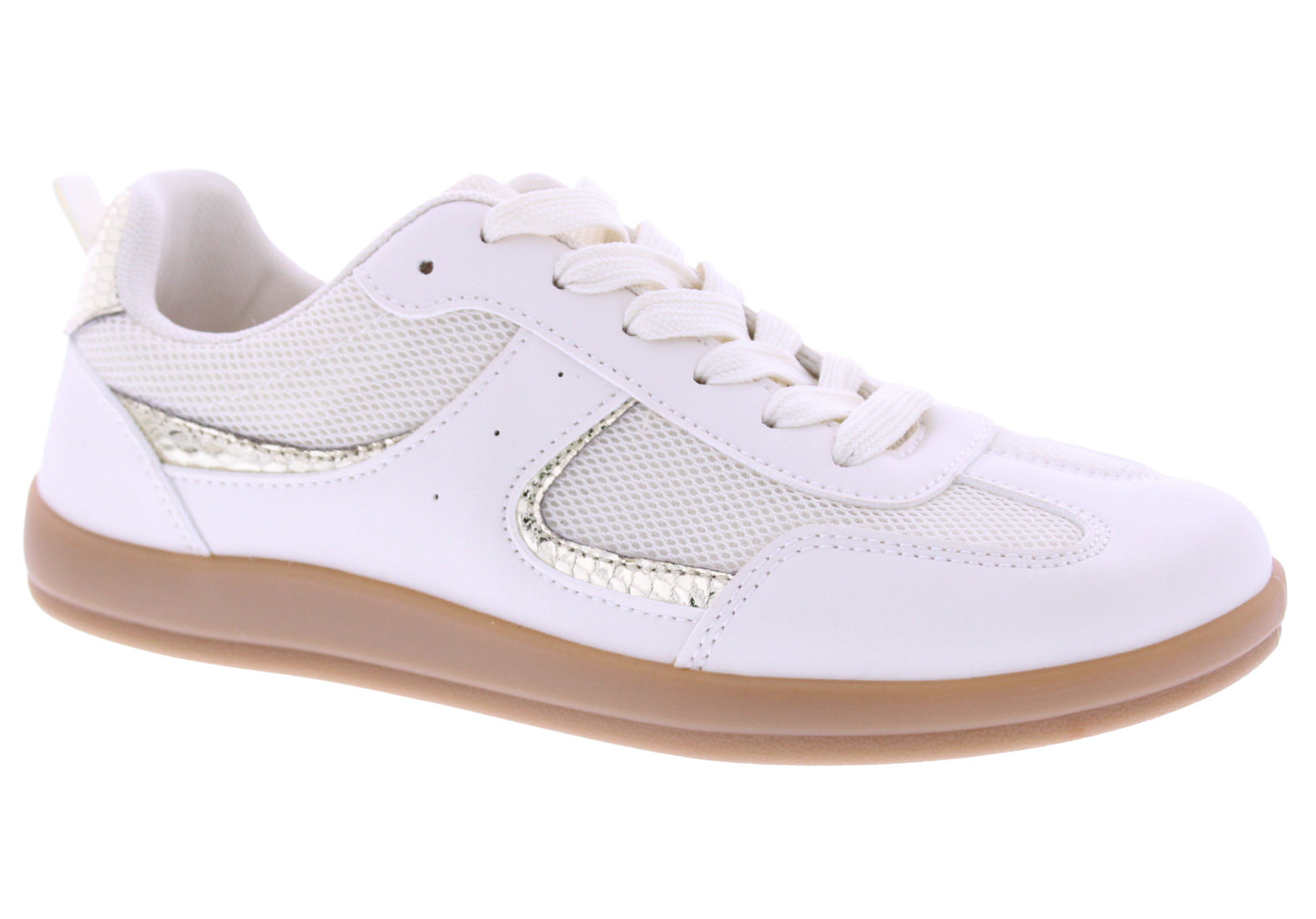 Women Mesh + Metallic Sneaker