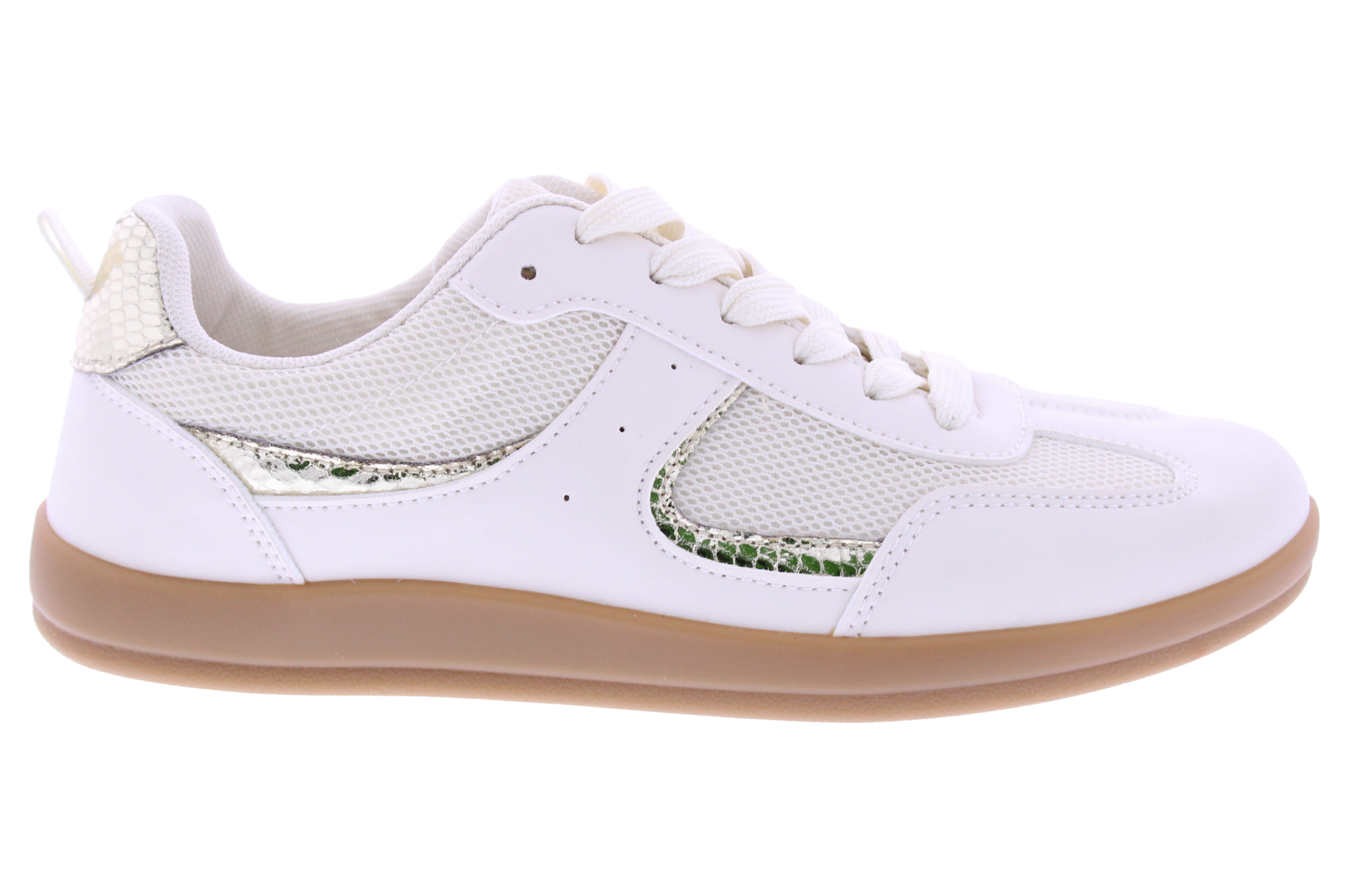 Women Mesh + Metallic Sneaker