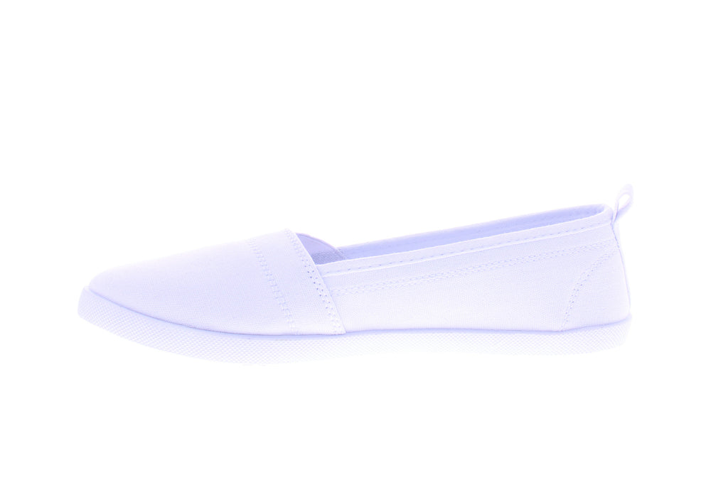 Women Canvas Slip On Sneaker with Elastic