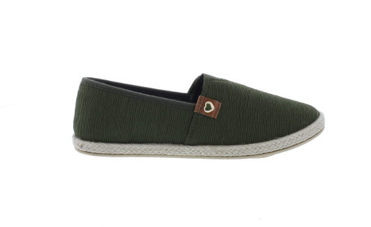 Women Ruched Fabric Slip On Sneaker