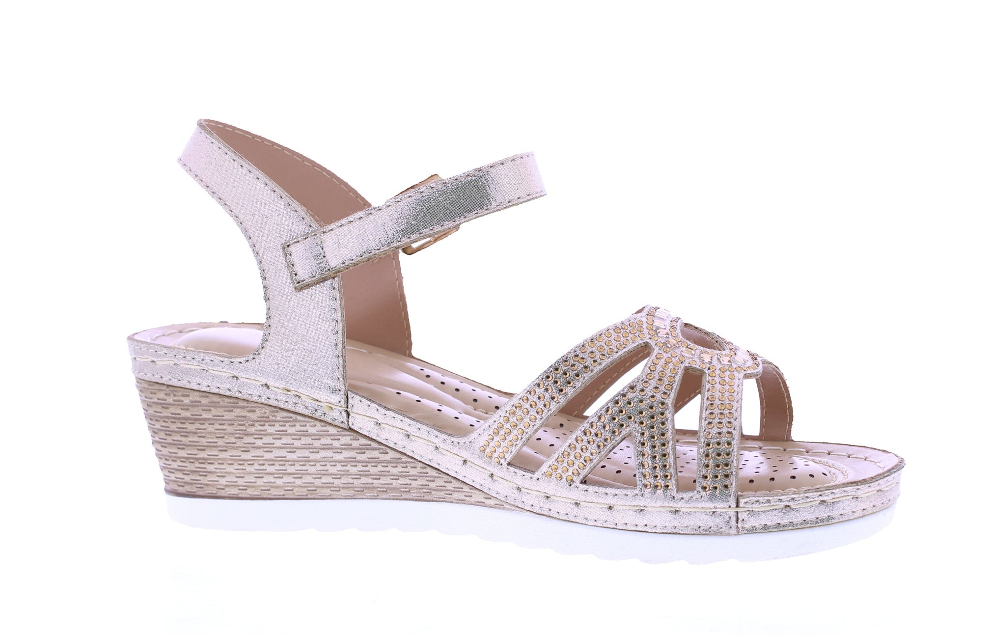 Women Rhinestone Platform Sandal