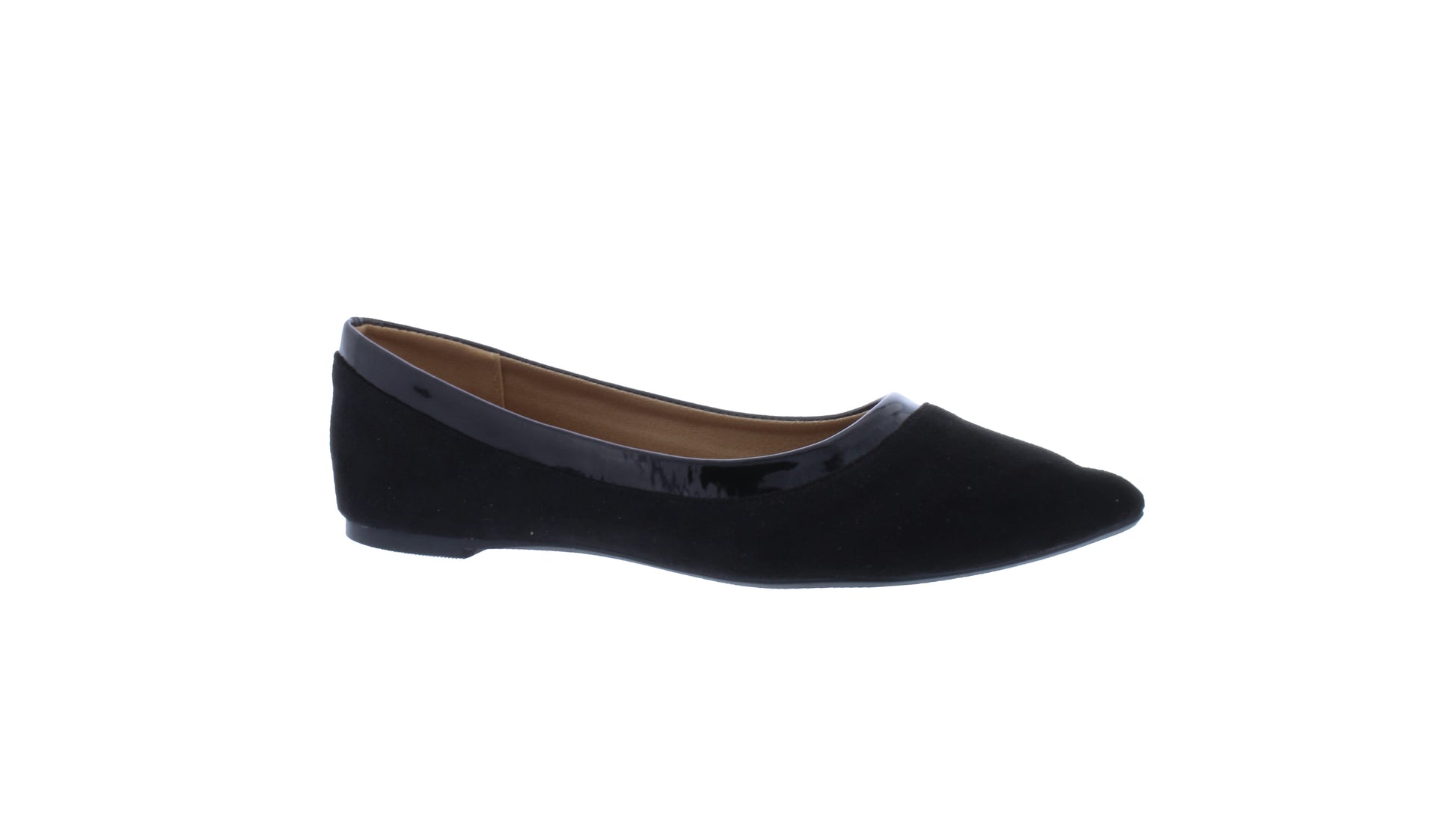 Women Microfiber Pointed Tip Ballerina