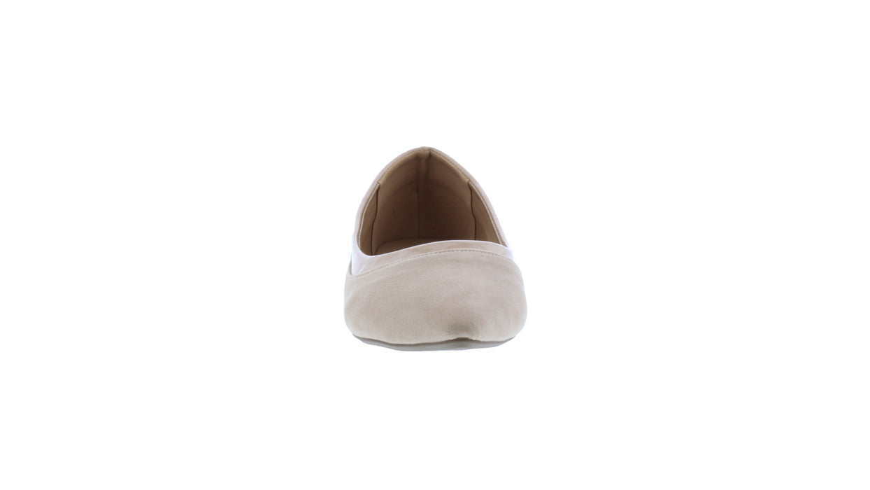 Women Microfiber Pointed Tip Ballerina