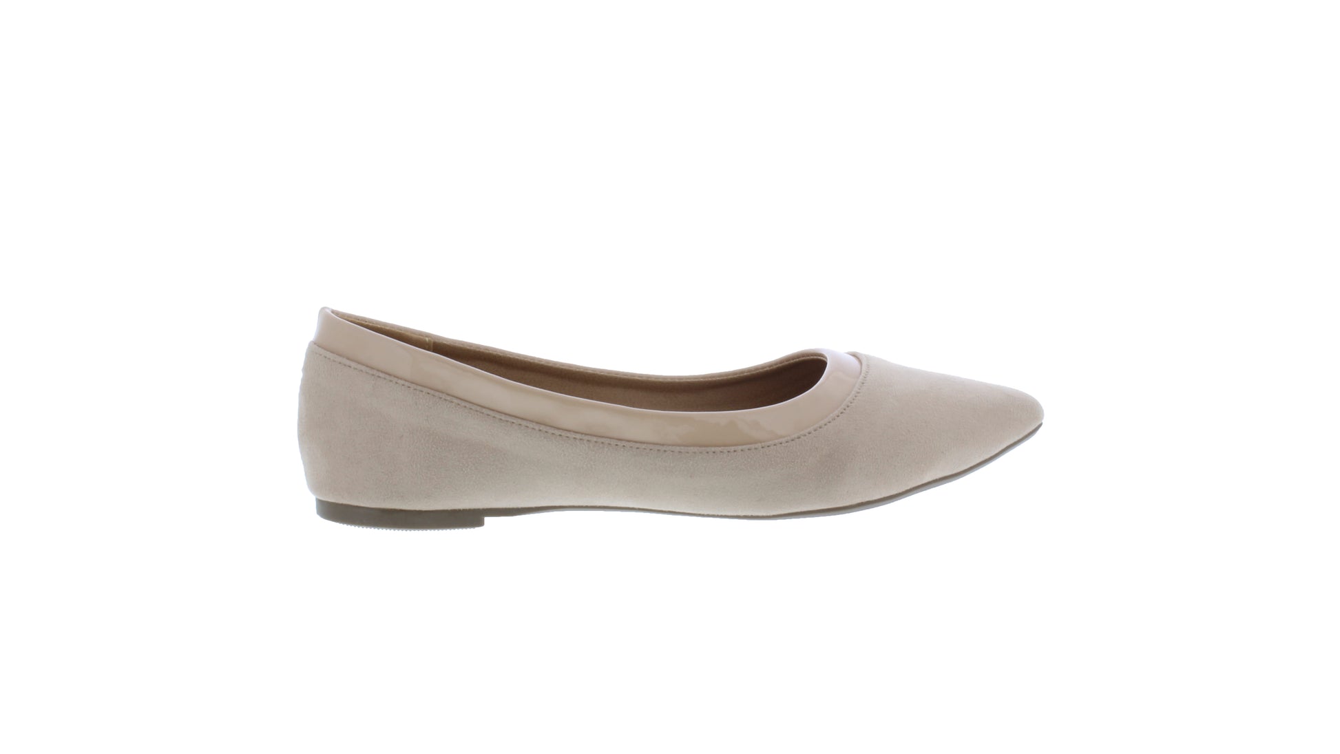 Women Microfiber Pointed Tip Ballerina