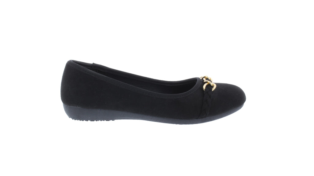Women Platform Ballerina with Braid