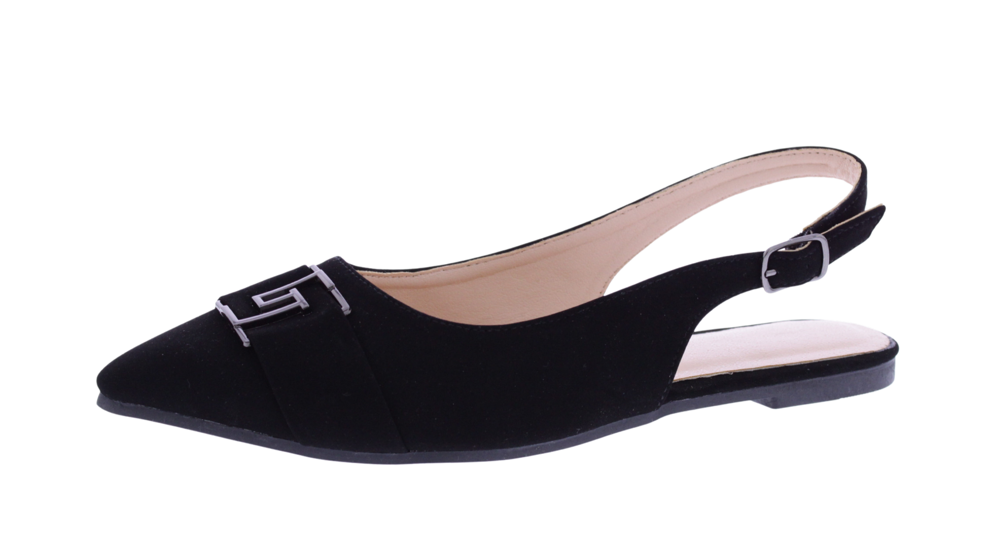 Women Suede Slingback Ballerina