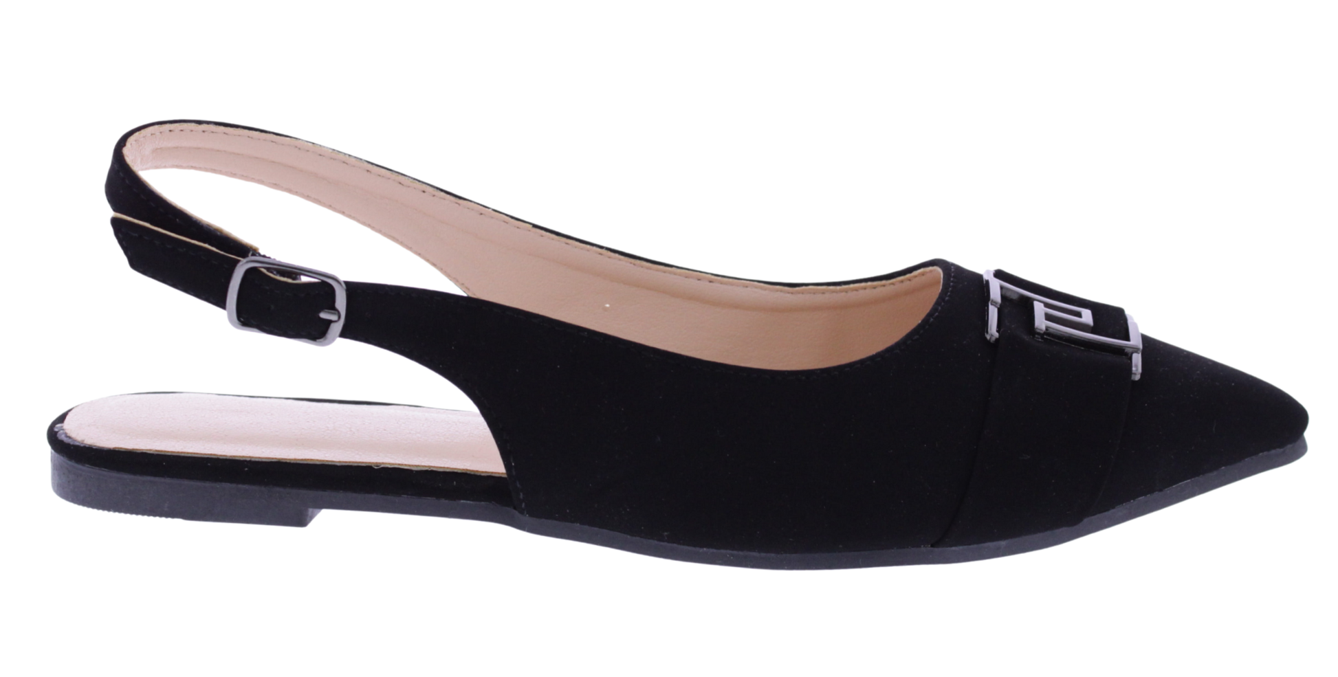 Women Suede Slingback Ballerina