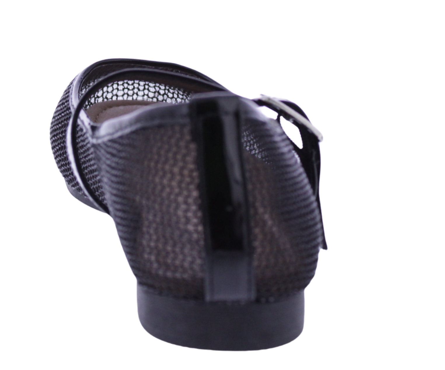 Women Metallic Mesh Mary Jane