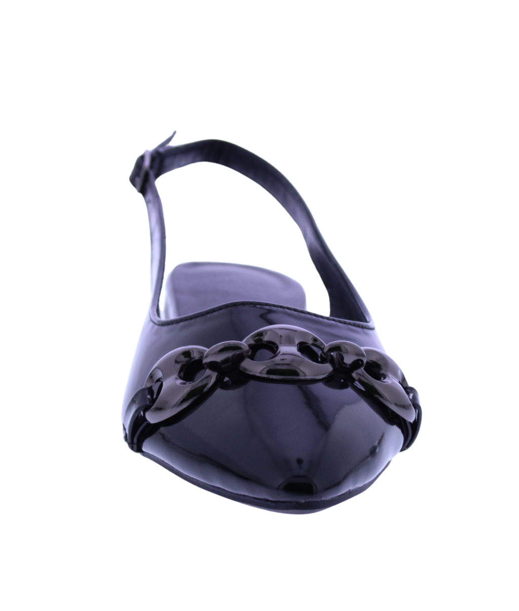 Women Patent Slingback Ballerina