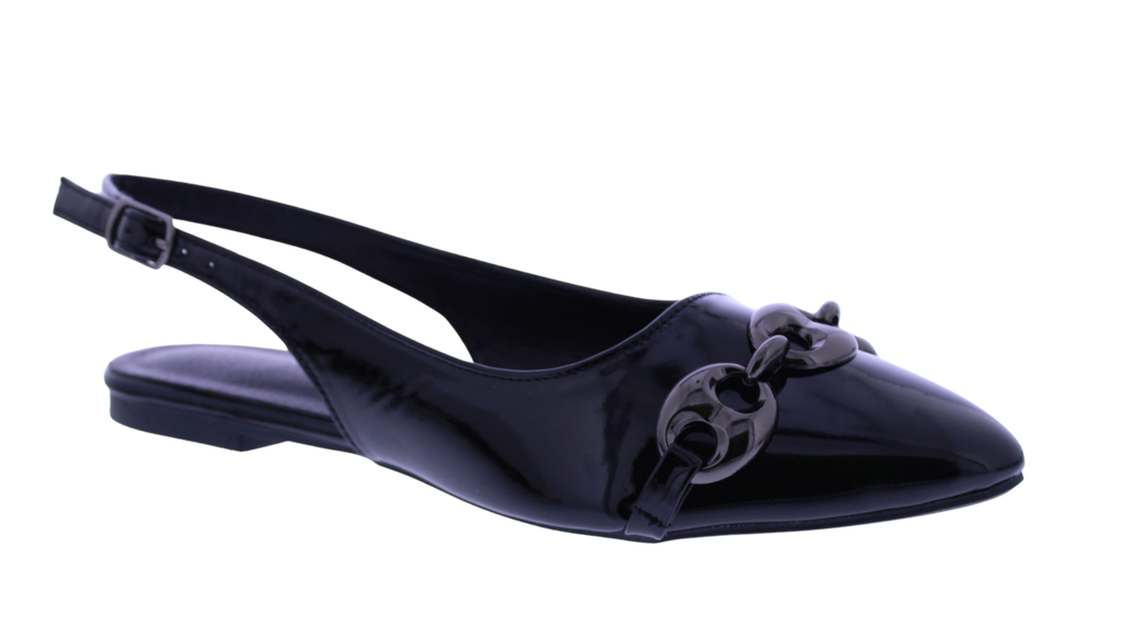 Women Patent Slingback Ballerina
