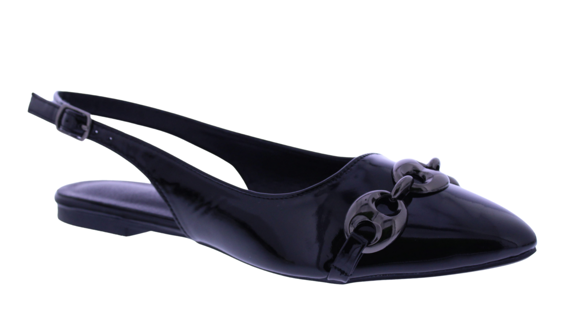 Women Patent Slingback Ballerina