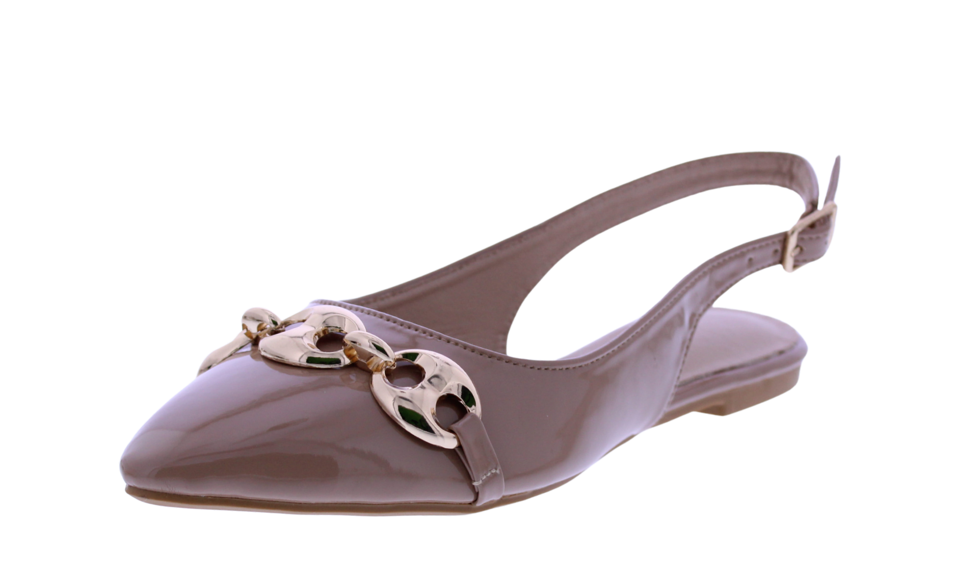 Women Patent Slingback Ballerina