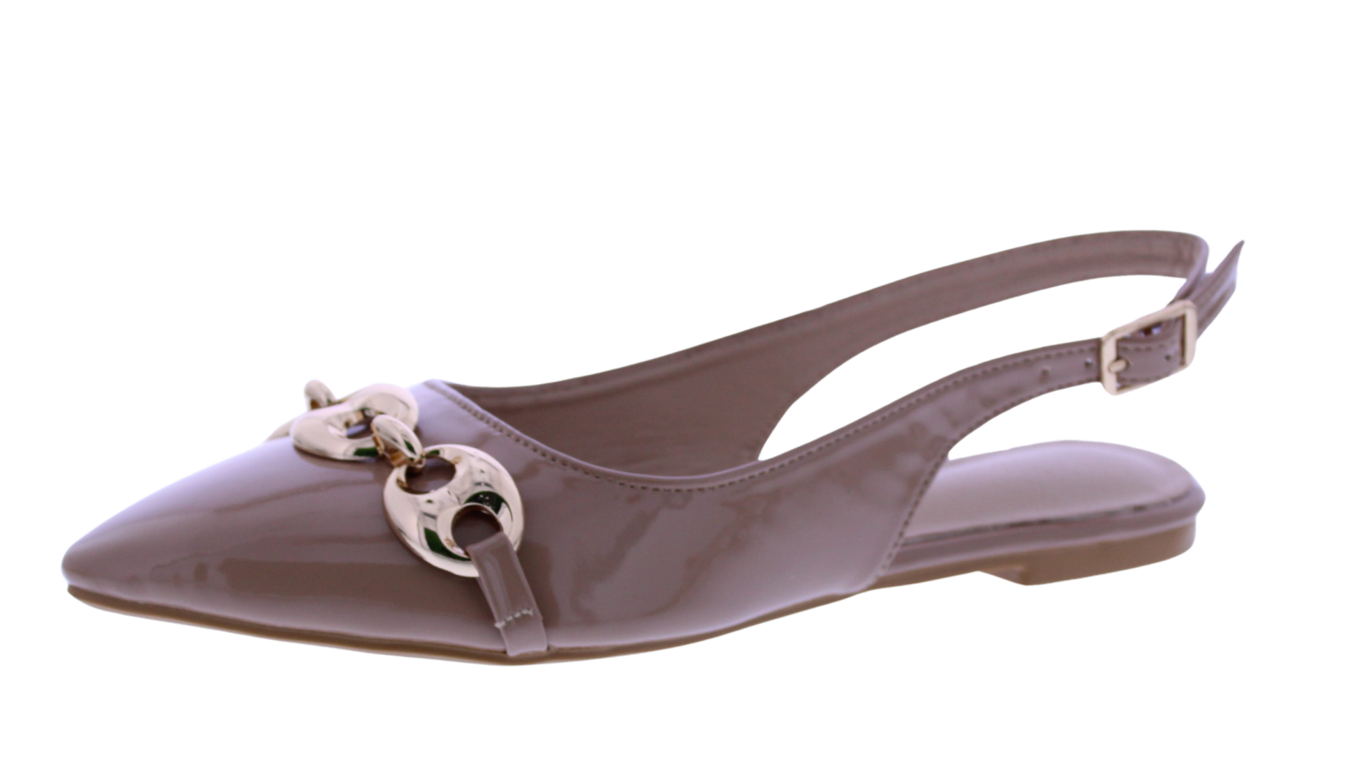 Women Patent Slingback Ballerina