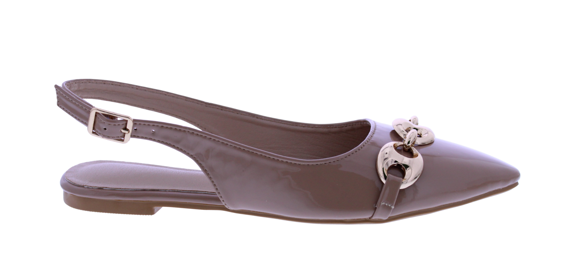 Women Patent Slingback Ballerina