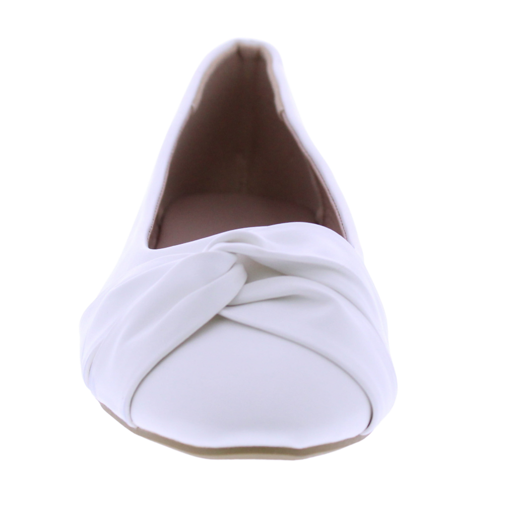 Women Ribbed Fabric Ballerina