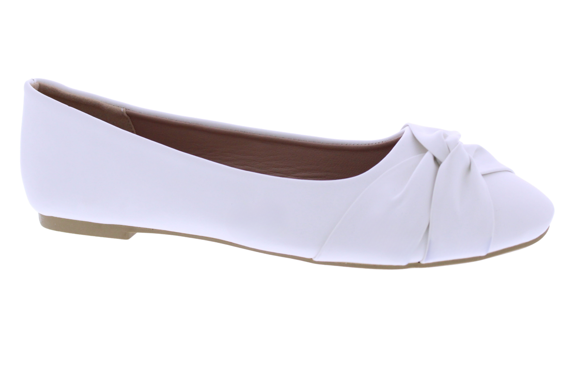 Women Ribbed Fabric Ballerina